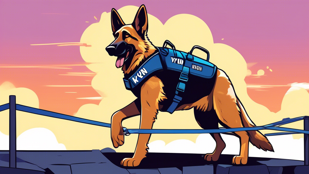 Police K-9 Yun Tun Bravely Faces Broken Bridge Challenge